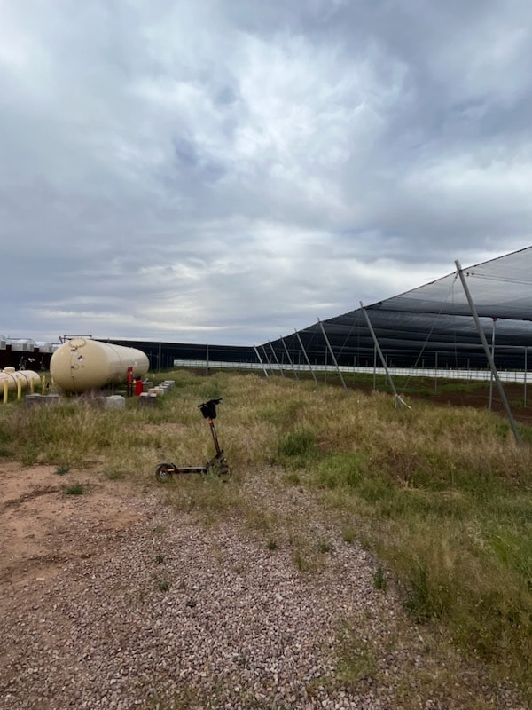 8.7 Acre Crop Shade Structure, Arizona.