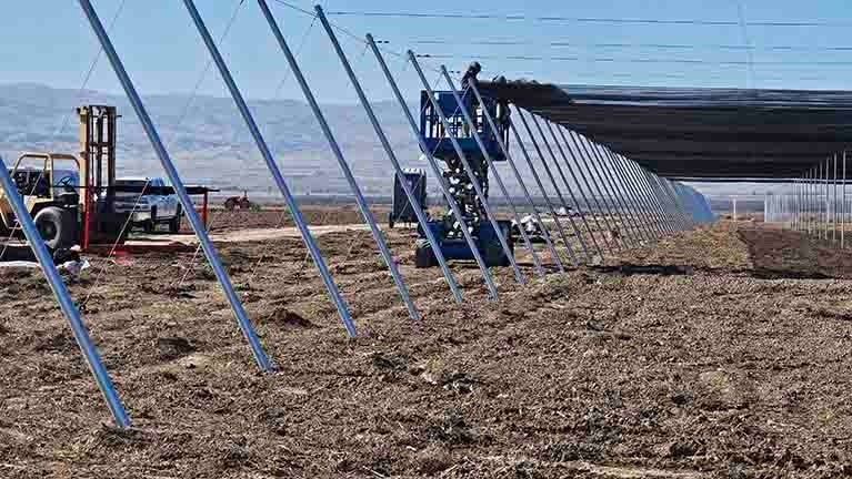 10A Shade Structure installation, Bakersfield, CA.